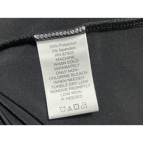 Large Susan Graver Pull Over Liquid Knit Enamel Detail Dress Blacck - Picture 11 of 11